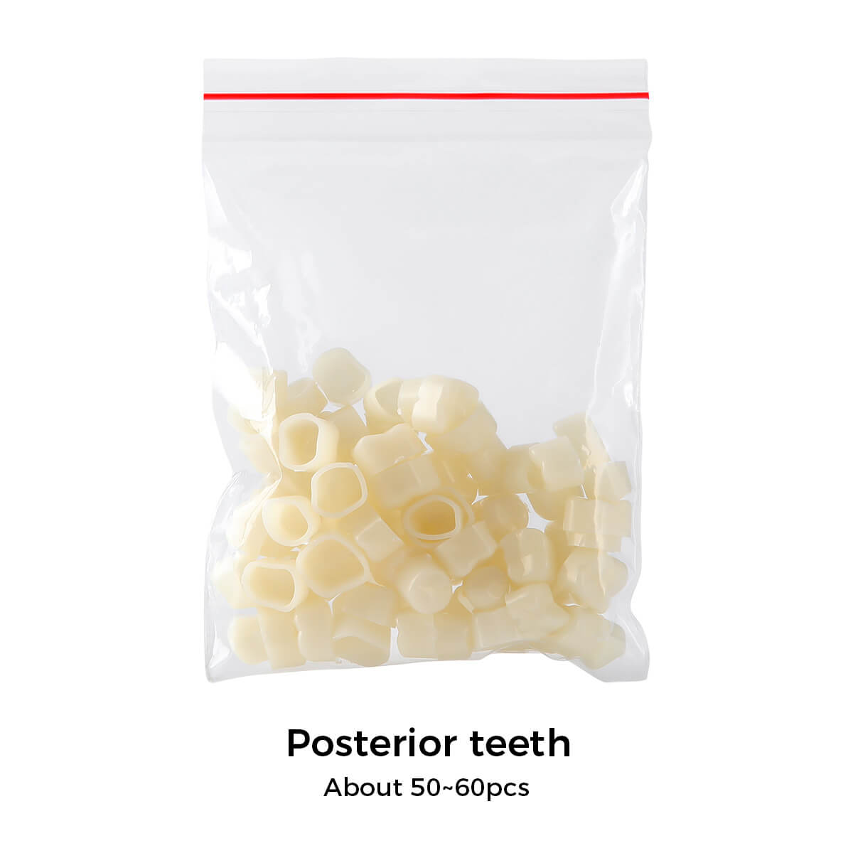 Dental Temporary Resin Teeth Crown Material for Anterior Molar Posterior Teeth 50pcs/Bag - azdentall.com