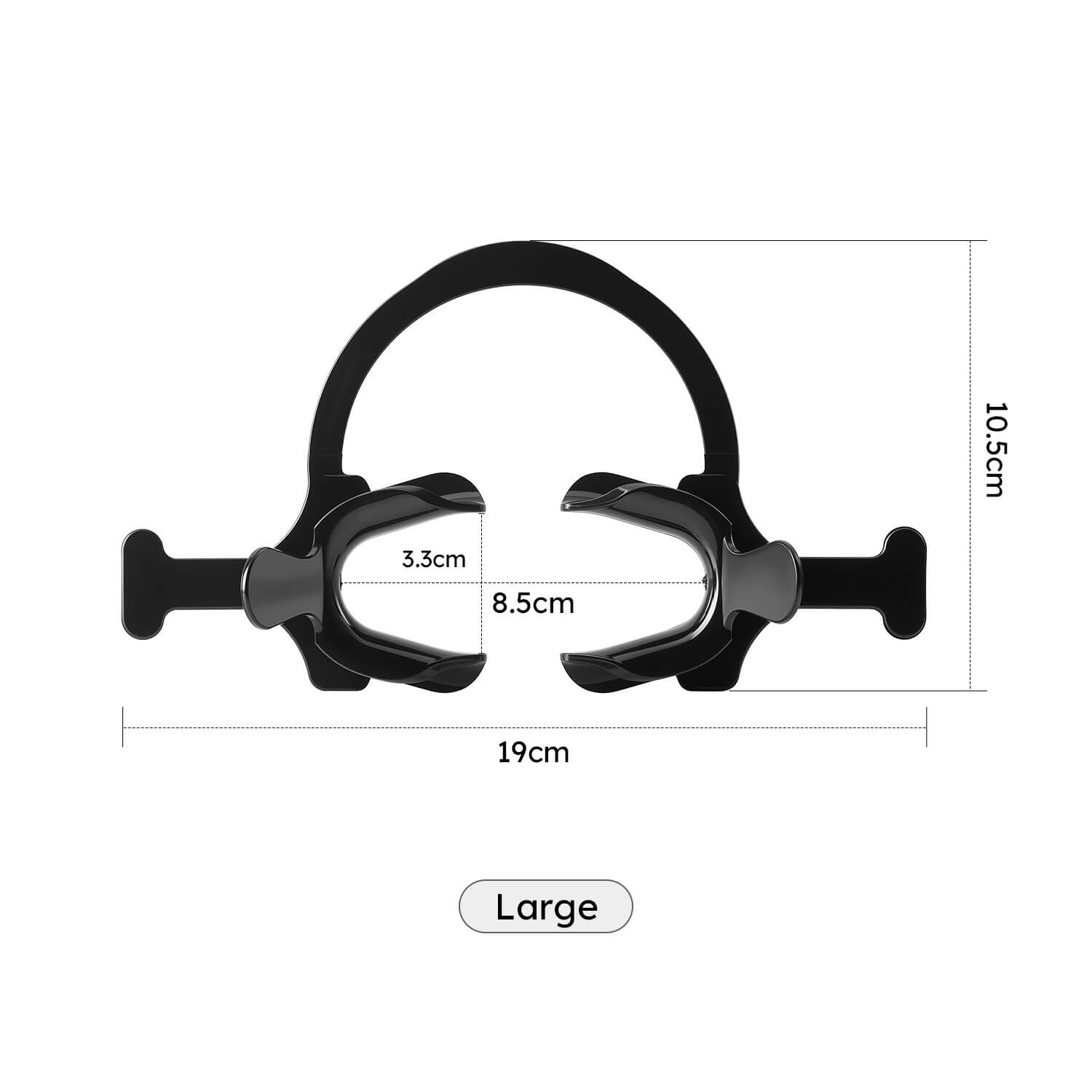 Dental Cheek Retractor Mouth Opener Cheek Expanders S/M/L Black - azdentall.com