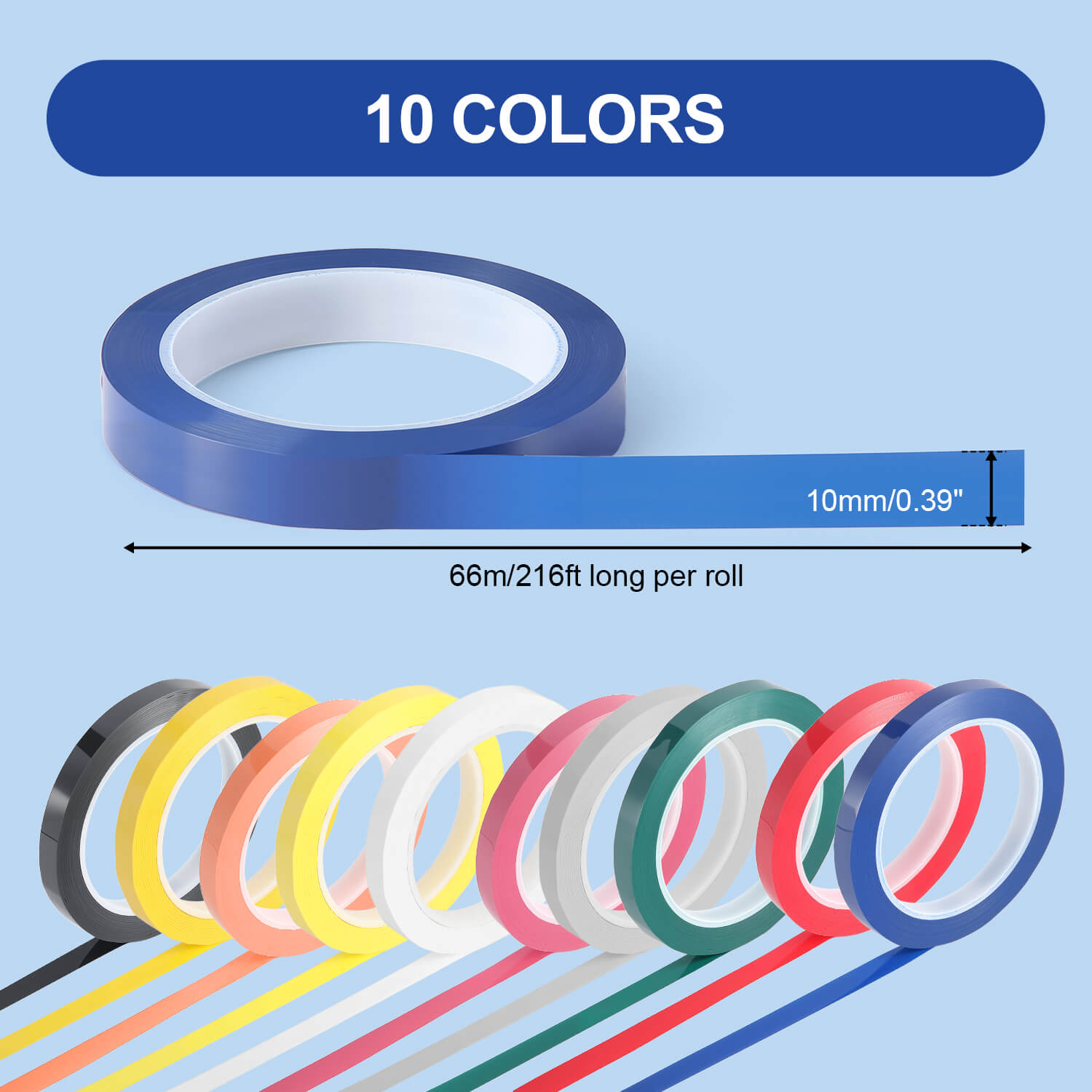 Dental Instruments Adhesive Tapes Autoclave Identification Tape Assorted 10 Colors - azdentall.com