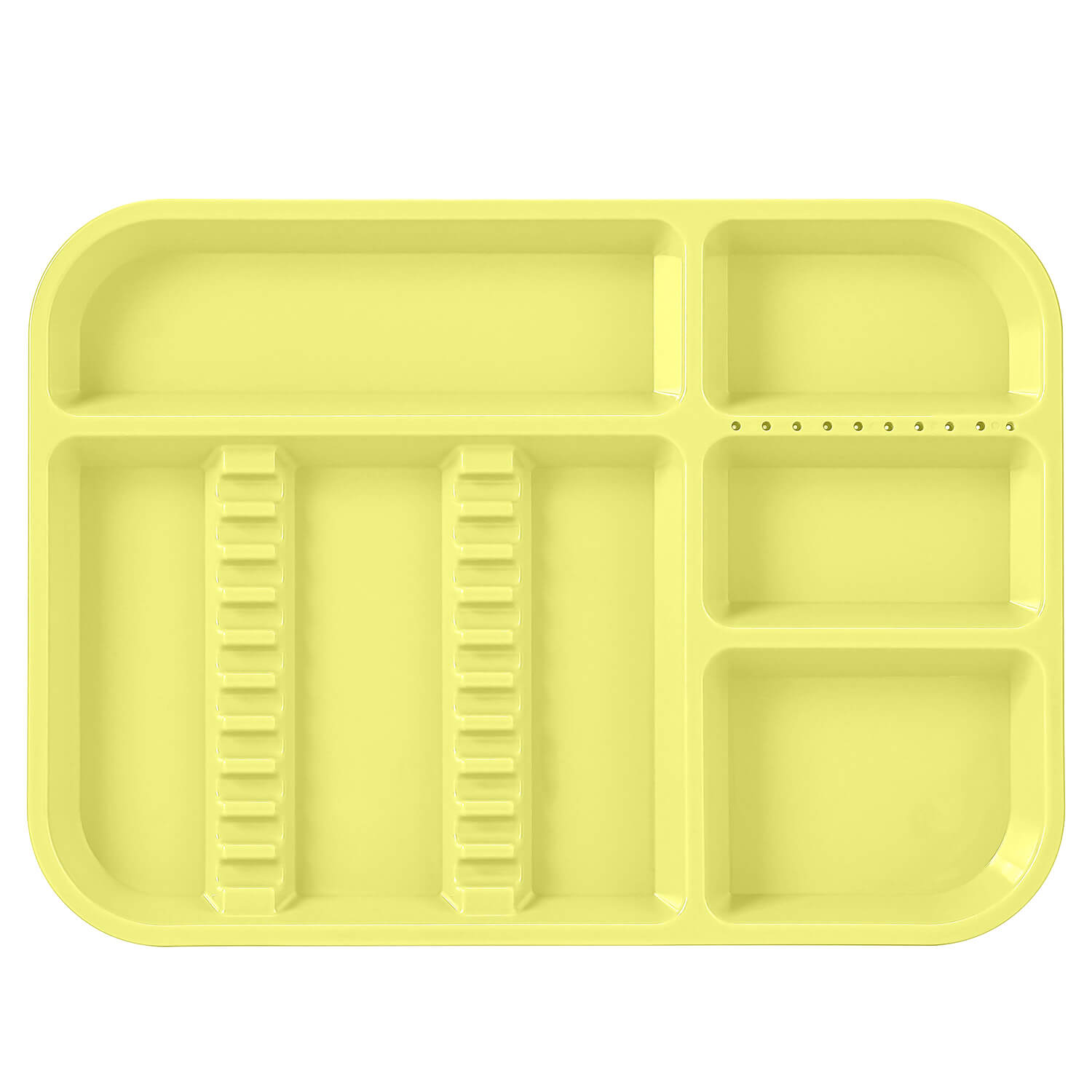 Dental Instrument Divided Tray Autoclavable Plastic Separate Setup Tray - azdentall.com