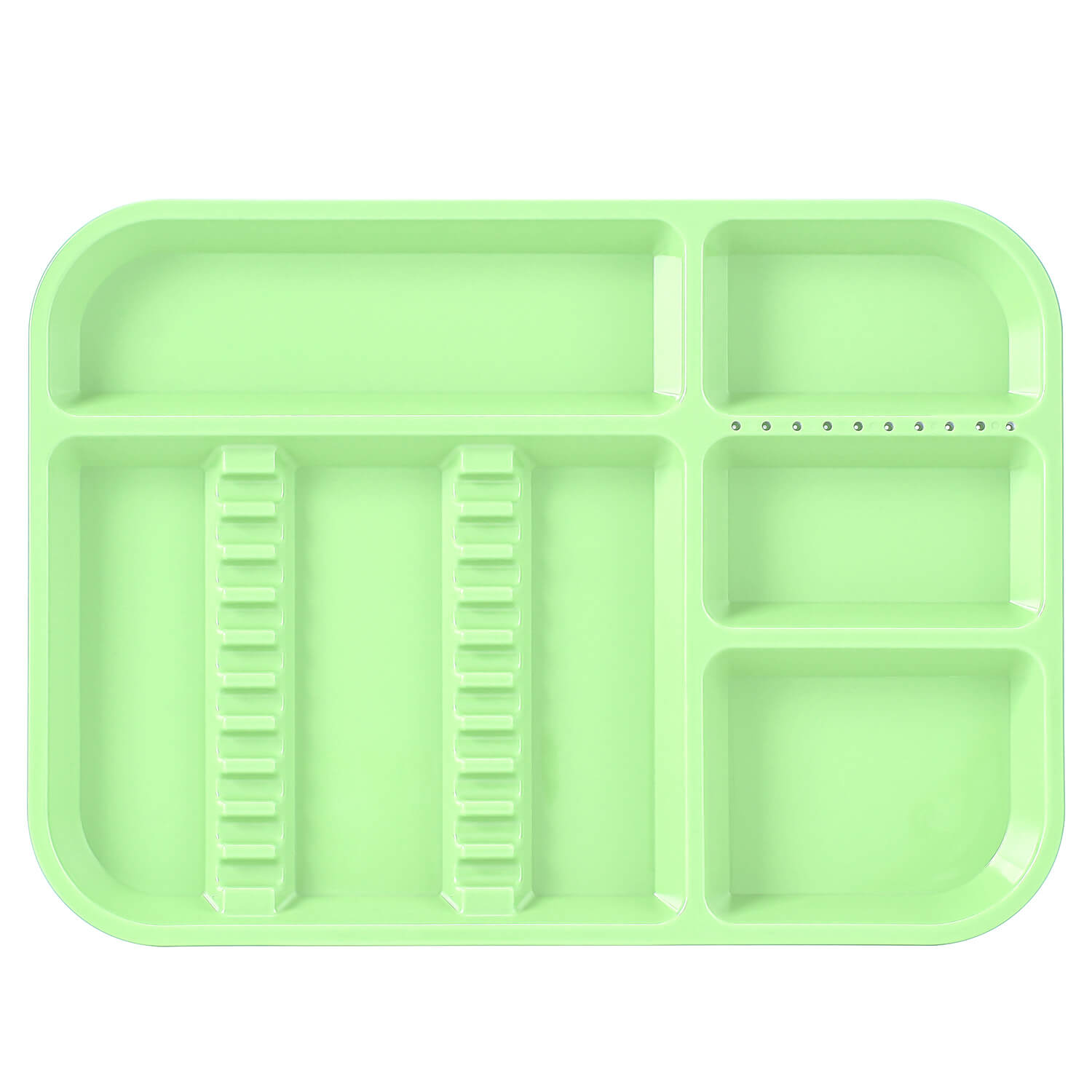Dental Instrument Divided Tray Autoclavable Plastic Separate Setup Tray - azdentall.com