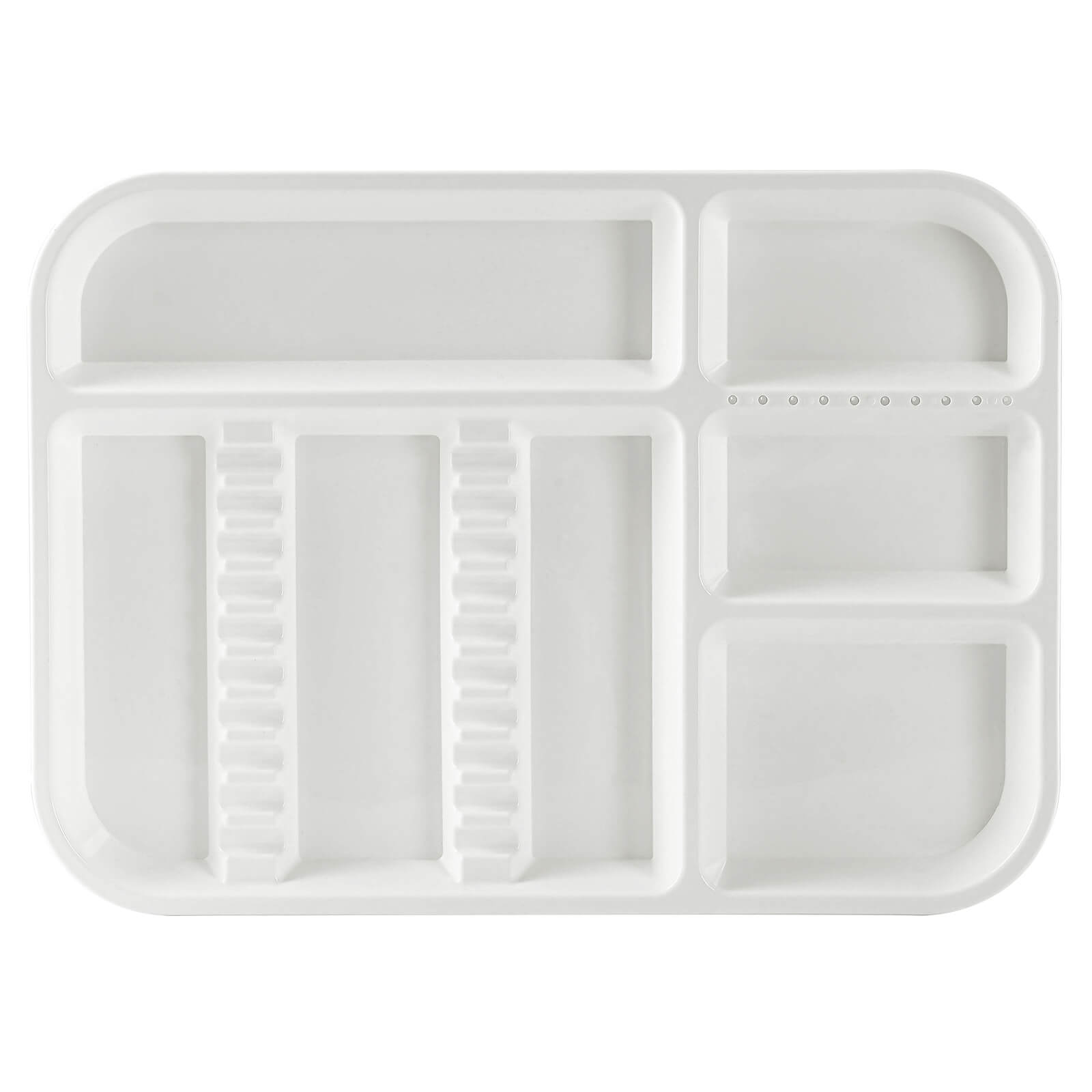 Dental Instrument Divided Tray Autoclavable Plastic Separate Setup Tray - azdentall.com