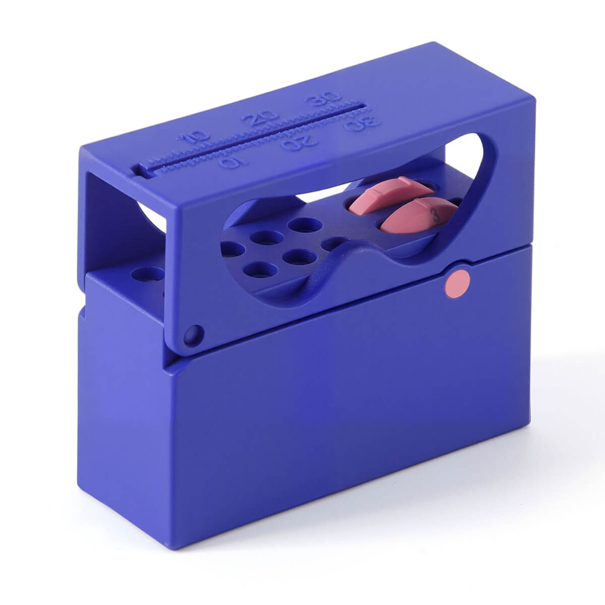 Dental 10 Holes Endo Files Disinfection Box With Memory Holder & Measuring Counter - azdentall.com