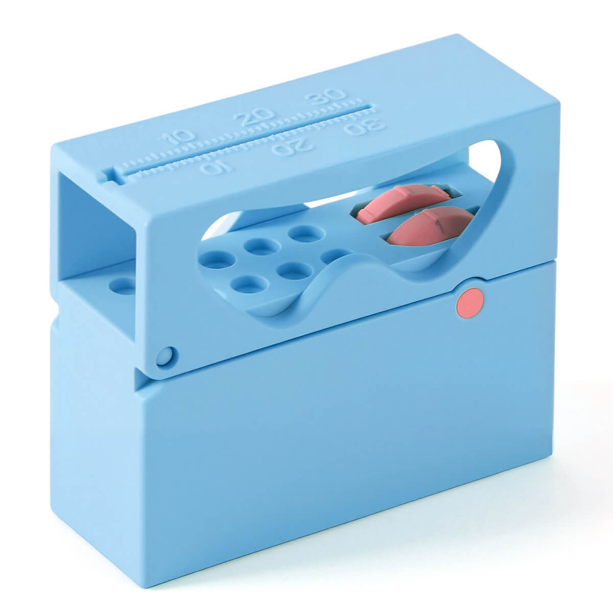 Dental 10 Holes Endo Files Disinfection Box With Memory Holder & Measuring Counter - azdentall.com
