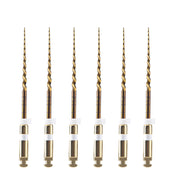 AZDENT Dental NiTi Rotary Engine Files 25mm S2 Gold 6pcs/Pk - azdentall.com
