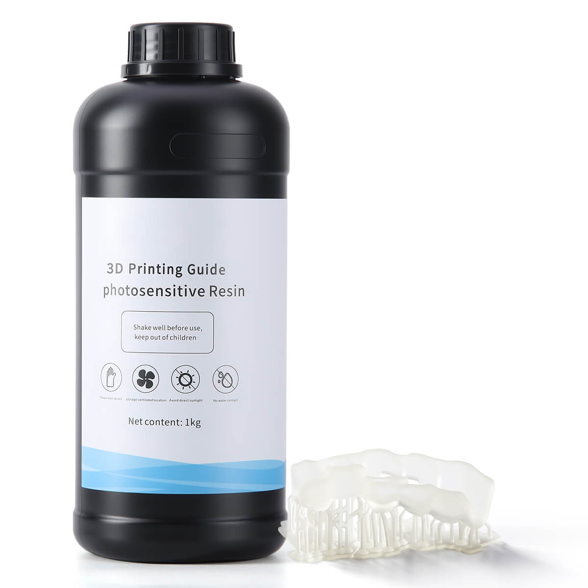 Dental 3D Printer Guide Resin Materials High Transparency 1KG/Bottle - azdentall.com
