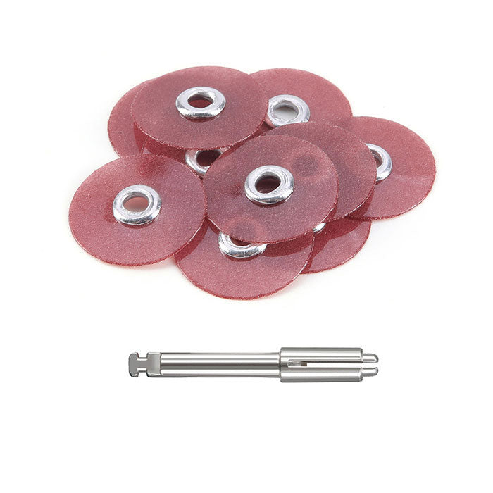 Dental Finishing & Polishing Discs 1/2 Coarse Medium Fine Superfine & Mandrel CA 2.35mm - azdentall.com