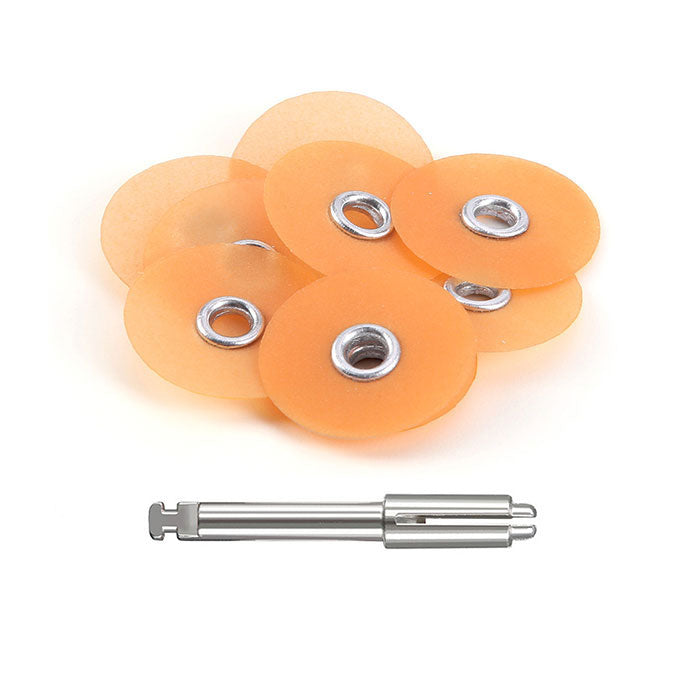 Dental Finishing & Polishing Discs 1/2 Coarse Medium Fine Superfine & Mandrel CA 2.35mm - azdentall.com