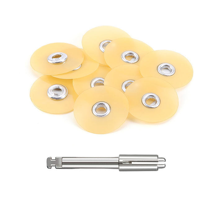 Dental Finishing & Polishing Discs 1/2 Coarse Medium Fine Superfine & Mandrel CA 2.35mm - azdentall.com