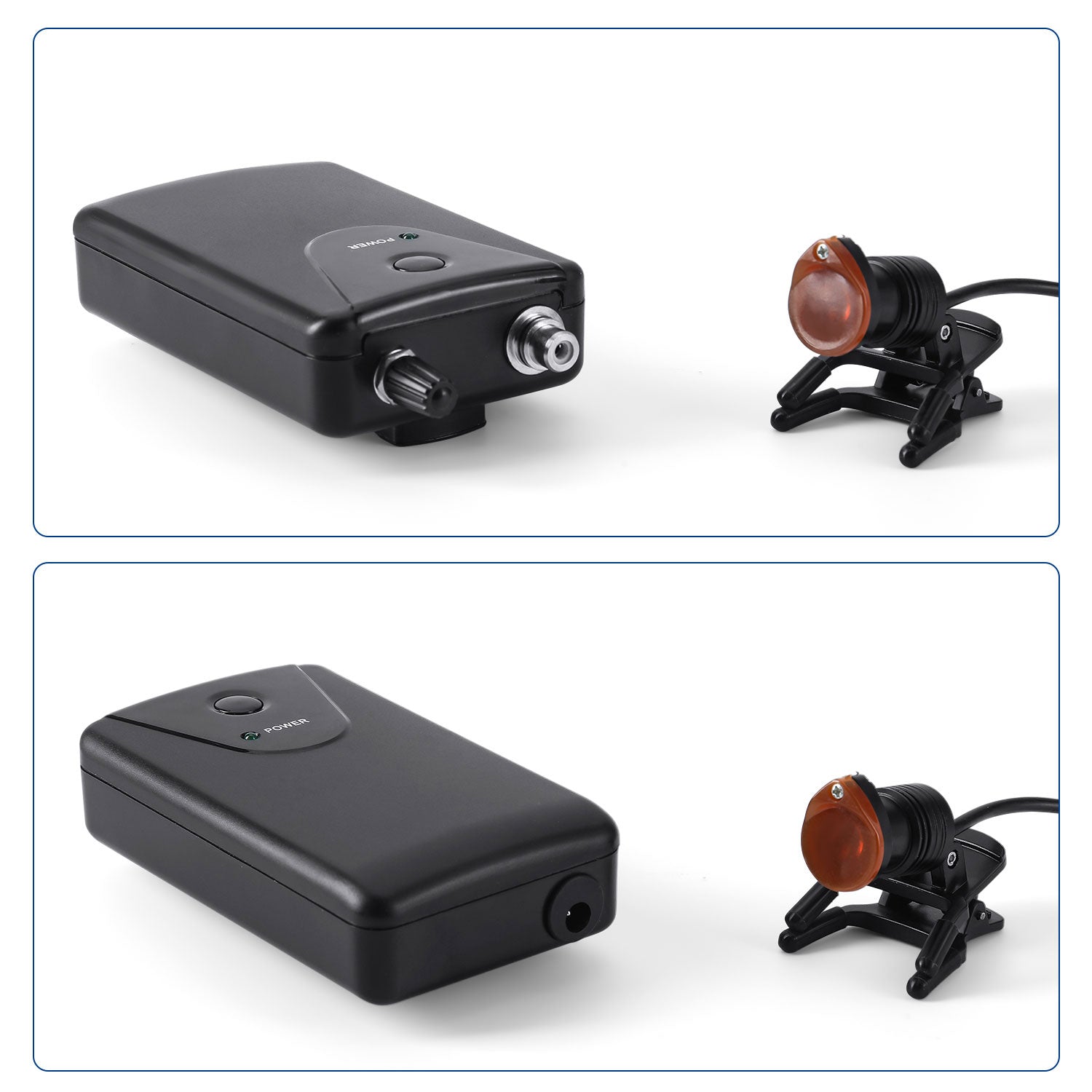 Dental LED Headlight 3W Wired 3 Adjustable Brightness Levels 2 Mounting Options - azdentall.com