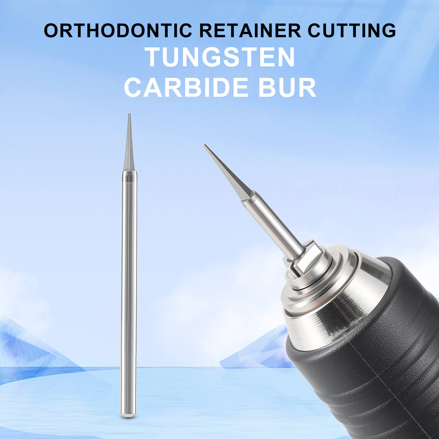 Dental Orthodontic Retainer Cutting Tungsten Carbide Bur HP 2.35mm - azdentall.com