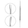 Dental Implant Surgery Periosteal Elevator Double Ends Instrument Wide/Pointed/Angled Head - azdentall.com