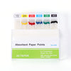 Absorbent Paper Points #15-40 Taper Size 0.02 Color Coded 200/Box - azdentall.com