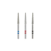 AZDENT Dental Diamond Burs FG Cutting Zirconia Ceramic Taper Round Edge for High Speed Handpiece 10pcs/Box - azdentall.com 
