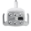 Dental Unit Chair LED Oral Light Lamp 6 Lights 9W Dual-Color with LCD Display - azdentall.com