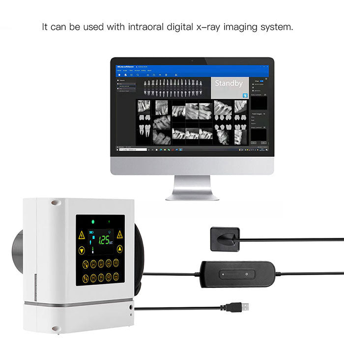 Dental Handheld Portable X Ray Machine High Frequency RAY-200 - azdentall.com