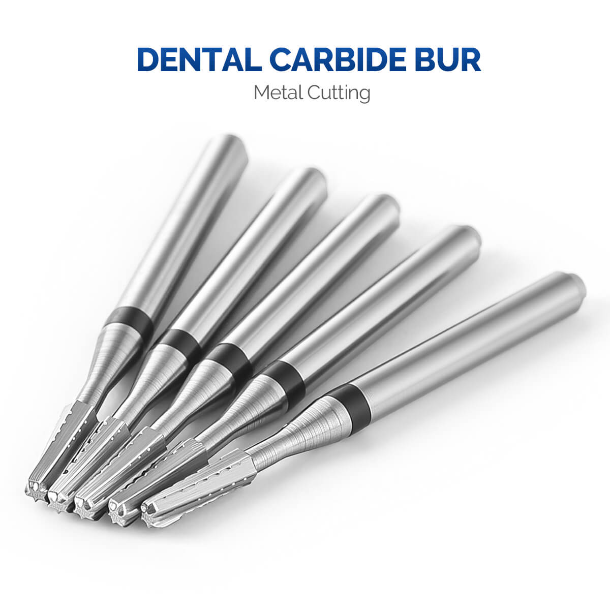 Dental Tungsten Carbide Bur FG1957 Metal Cutting 10pcs/Box - azdentall.com