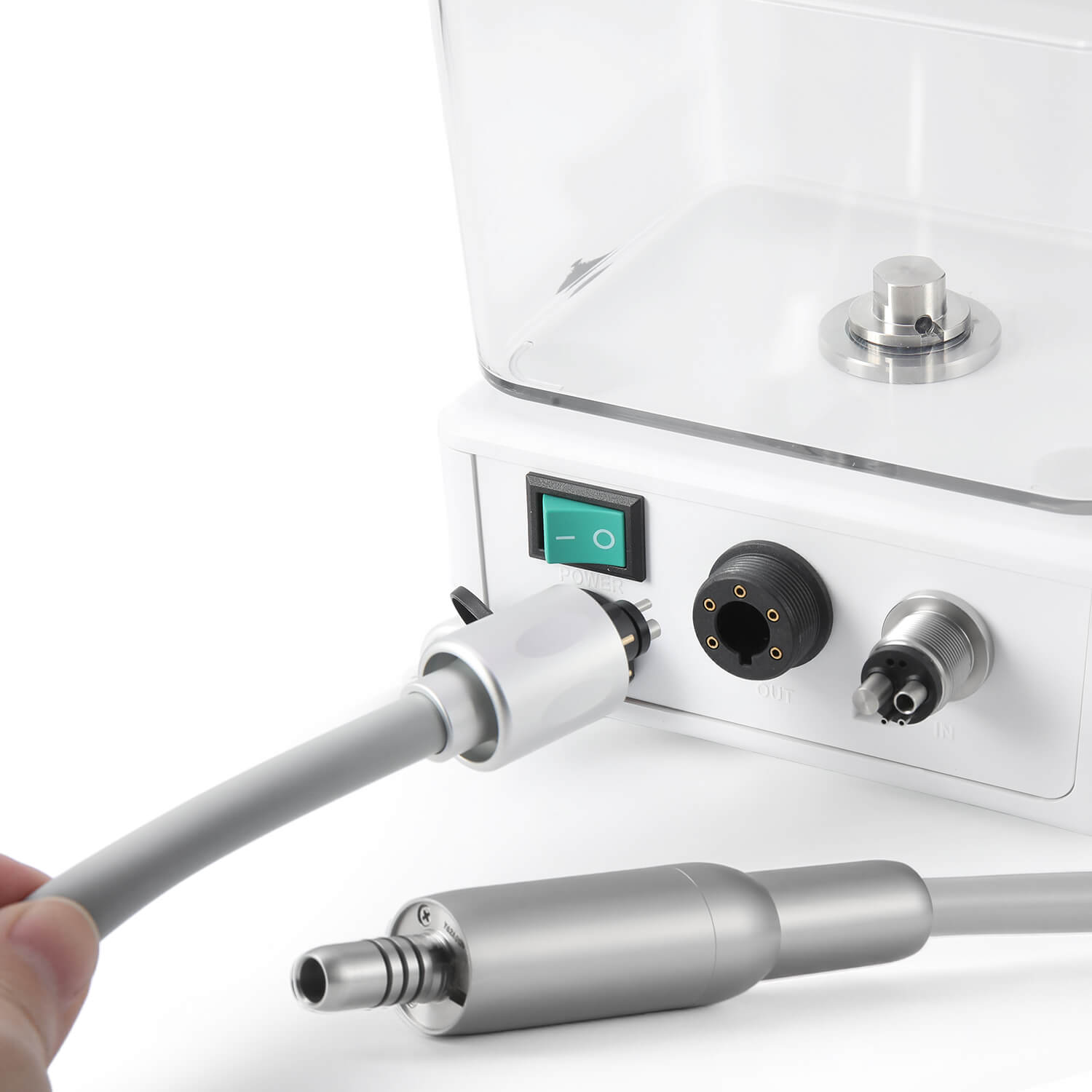 Dental Brushless LED Electric Micro Motor System with Water Tank 4 Holes - azdentall.com
