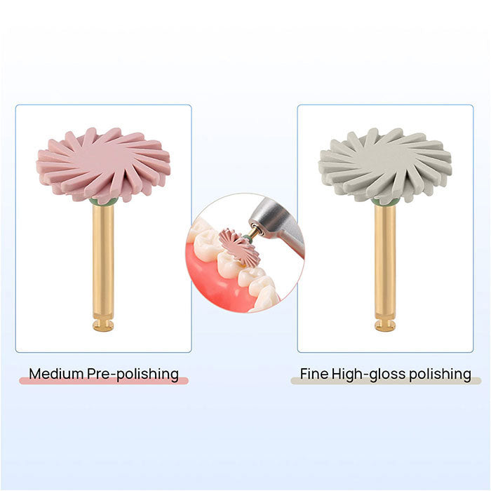 Dental Composite Polishing Wheel CA 2.35mm Medium Fine 4pcs/Box - azdentall.com