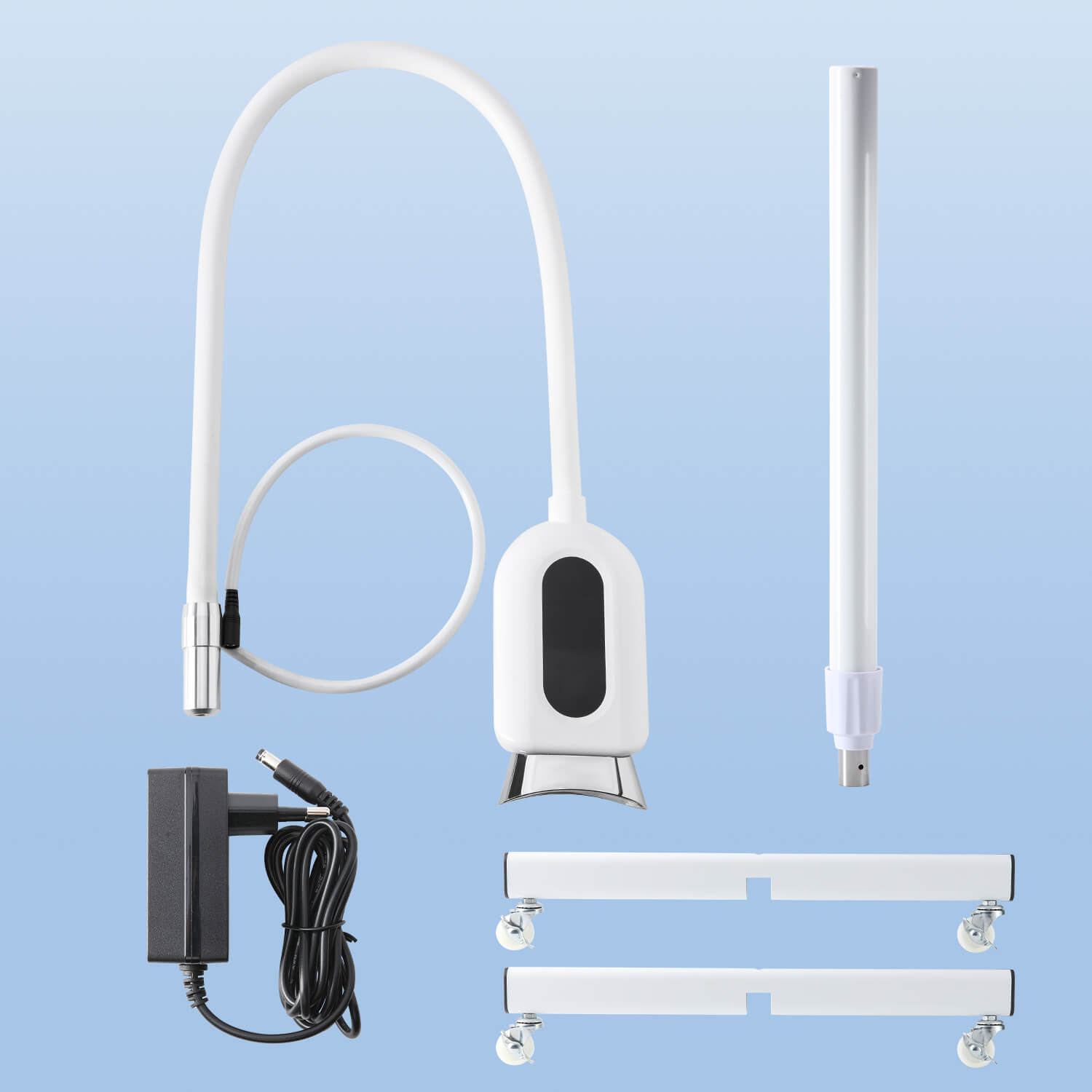 Dental Portable 3-Color Cold Light LED Teeth Whitening Machine BM01F Floor Stand Model - azdentall.com