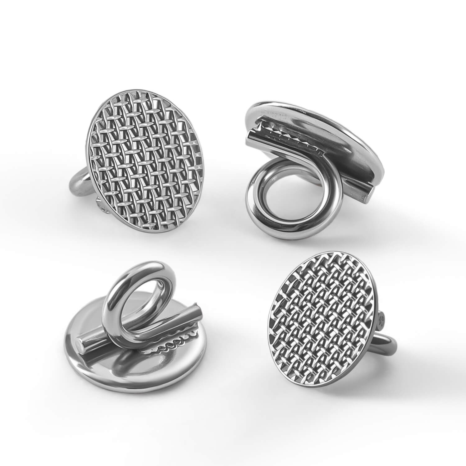 AZDENT Orthodontic Metal Lingual Button Direct Bond Eyelet Round Base 50pcs/Box - azdentall.com