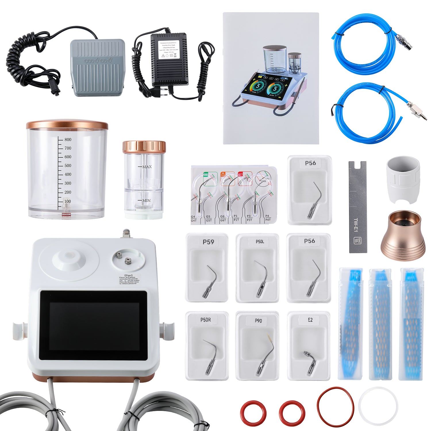 Dental PerioPluse Ultrasonic Scaler Air Polisher 2 in 1 Sandblasting Periodontal Therapy System - azdentall.com