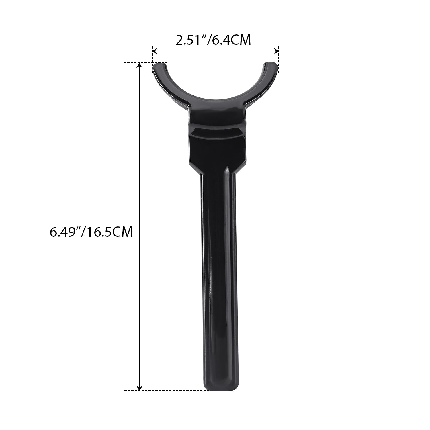 Dental Y Shape Cheek Retractors Mouth Opener Large/Small Black/Transparent - azdentall.com
