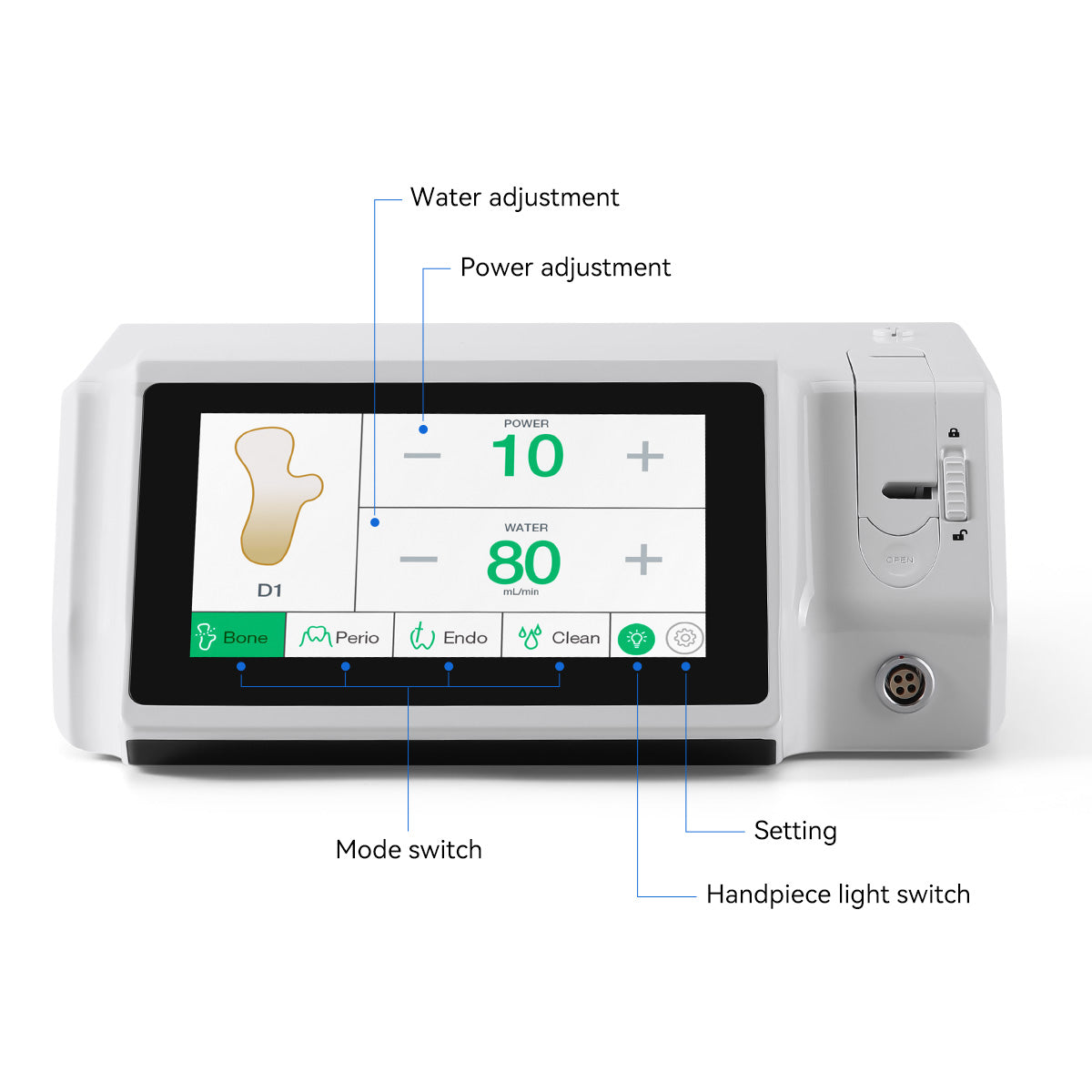 Dental Ultrasonic Bone Surgery Unit Piezo Surgery Bone Cutter - azdentall.com