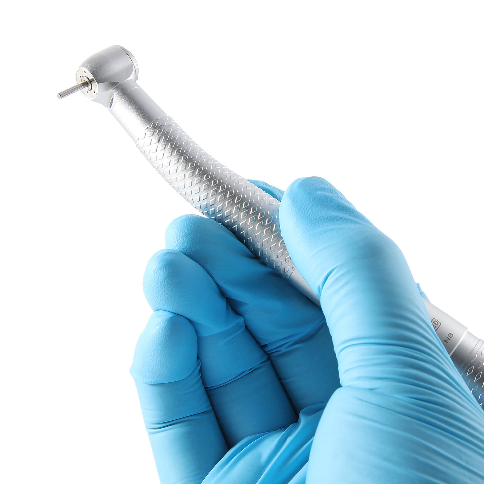 COXO Fiber Optic High Speed Air Turbine Handpiece Standard Head #H16-NSPQ & 6 Holes LED Coupler #229-GN - azdentall.com