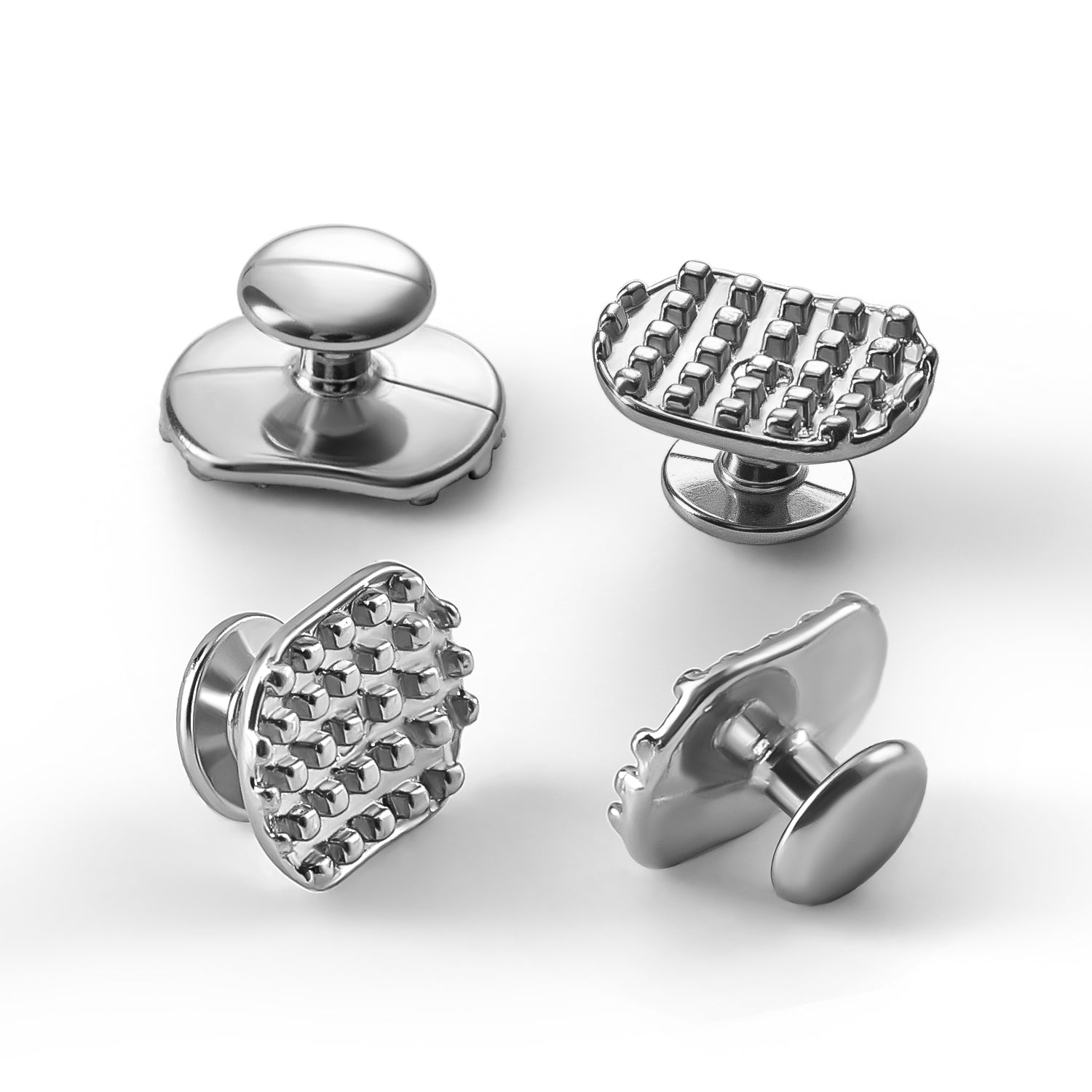 AZDENT Orthodontic Metal Lingual Button Monoblock Bondable Rectangular 50pcs/Box - azdentall.com