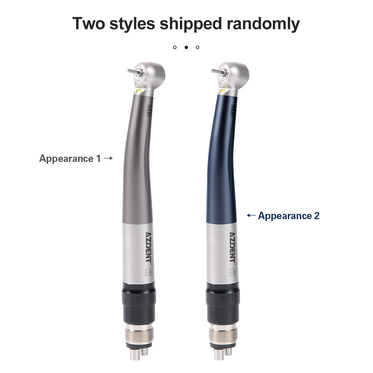 AZDENT Dental E-generator LED High Speed Handpiece with Quick Coupler 4 Holes - azdentall.com