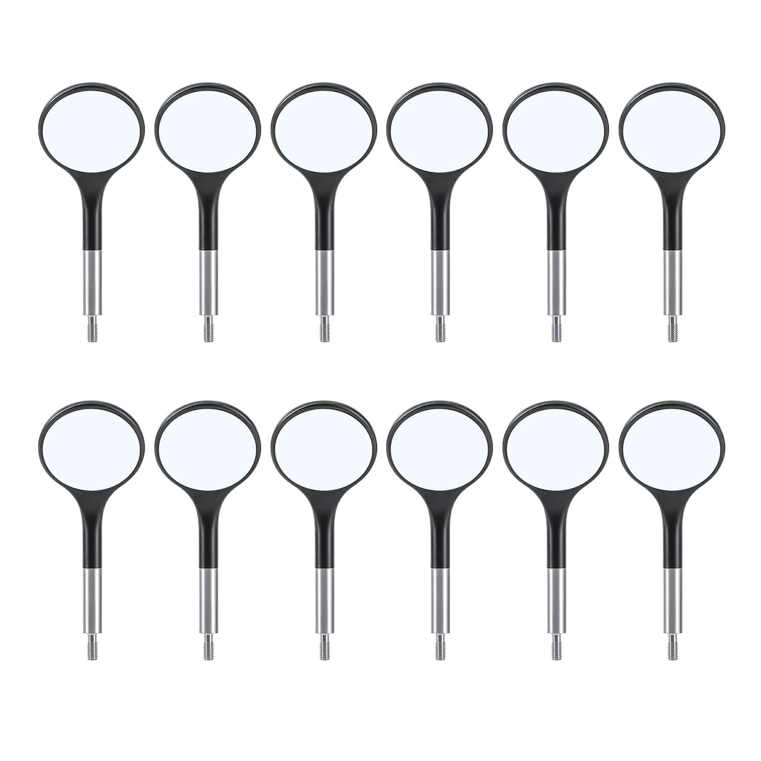 Dental Ultra Clear Mouth Mirror Colorful Plastic/Metal Heads & Handle - azdentall.com