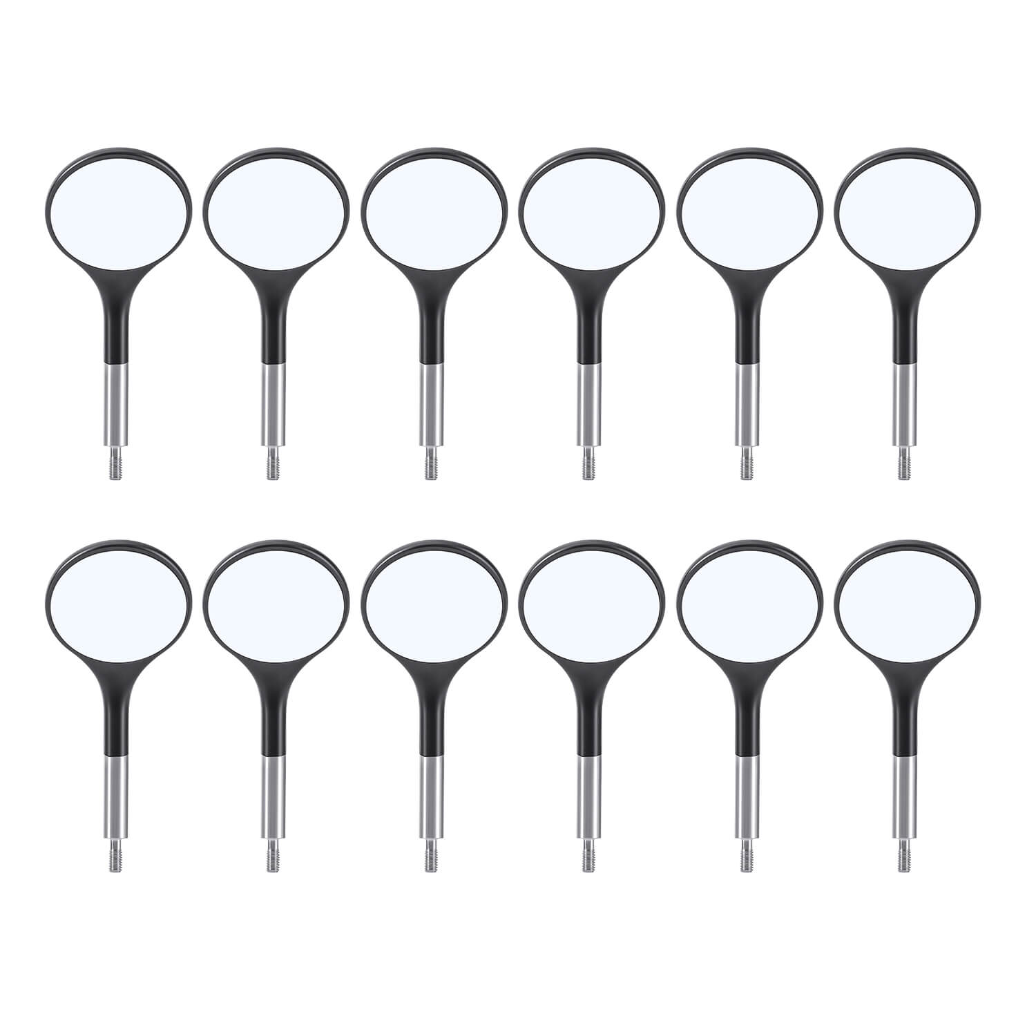 Dental Ultra Clear Mouth Mirror Colorful Plastic/Metal Heads & Handle - azdentall.com