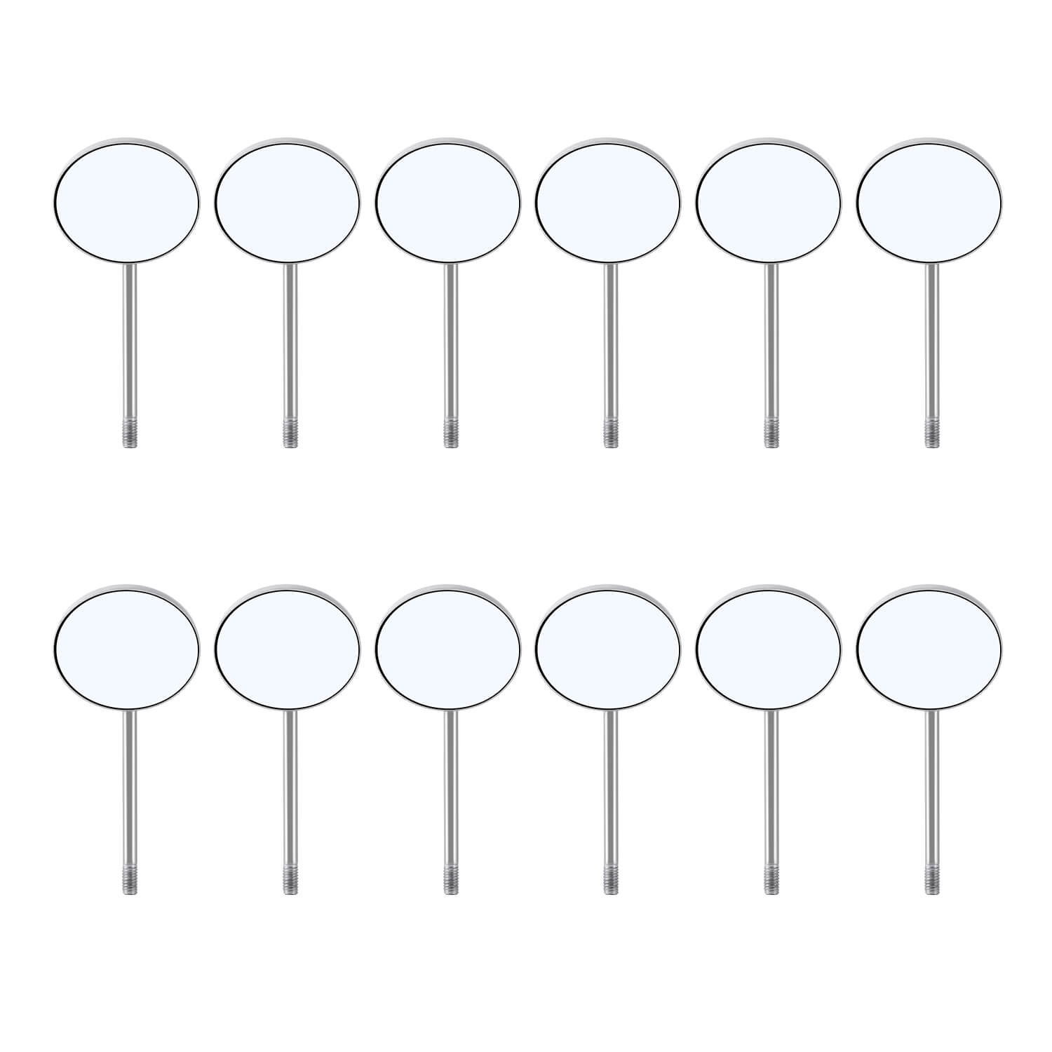 Dental Ultra Clear Mouth Mirror Colorful Plastic/Metal Heads & Handle - azdentall.com