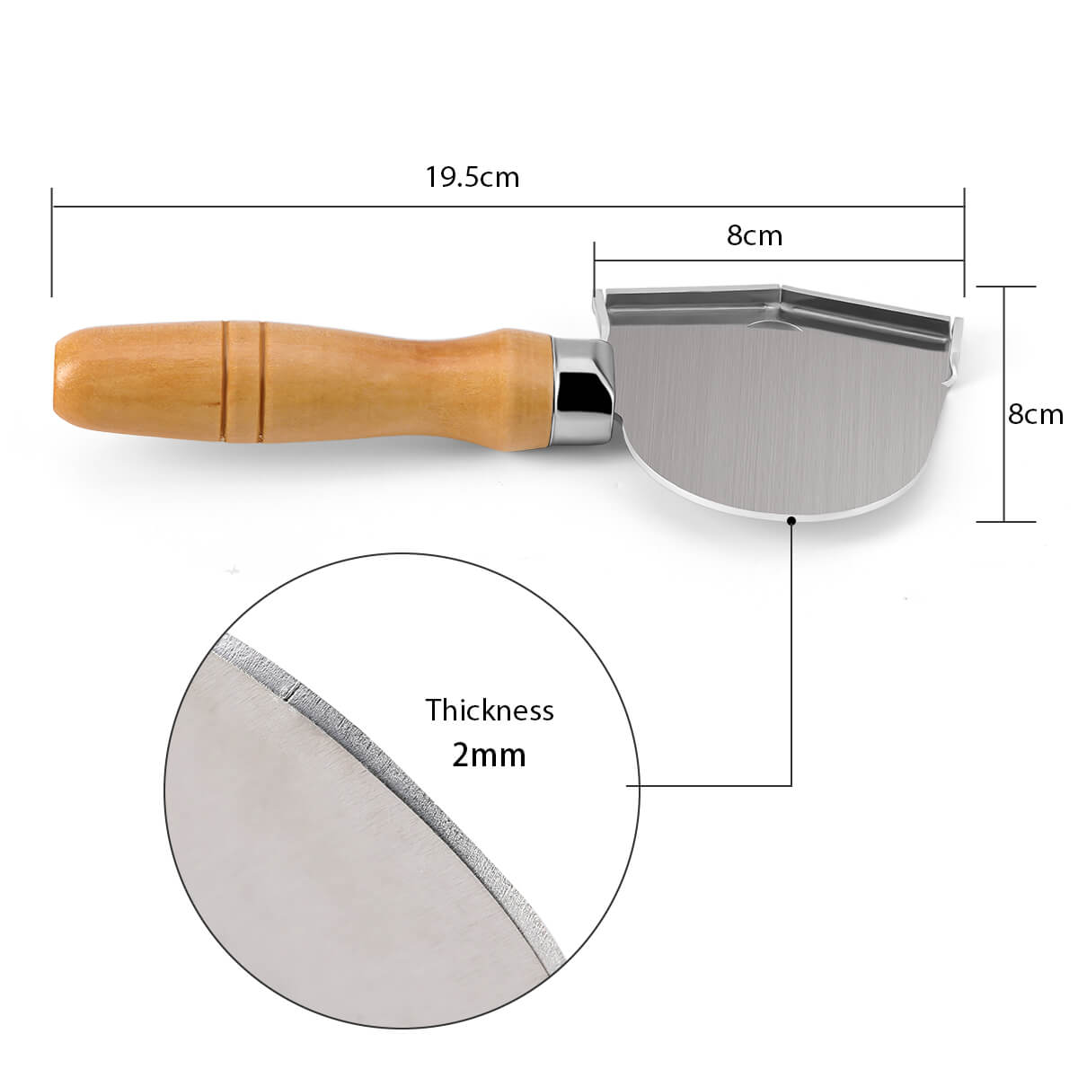 Dental Shovel Lab Technician Wax Spade for Temporary Filling Square/Semi-Circle - azdentall.com