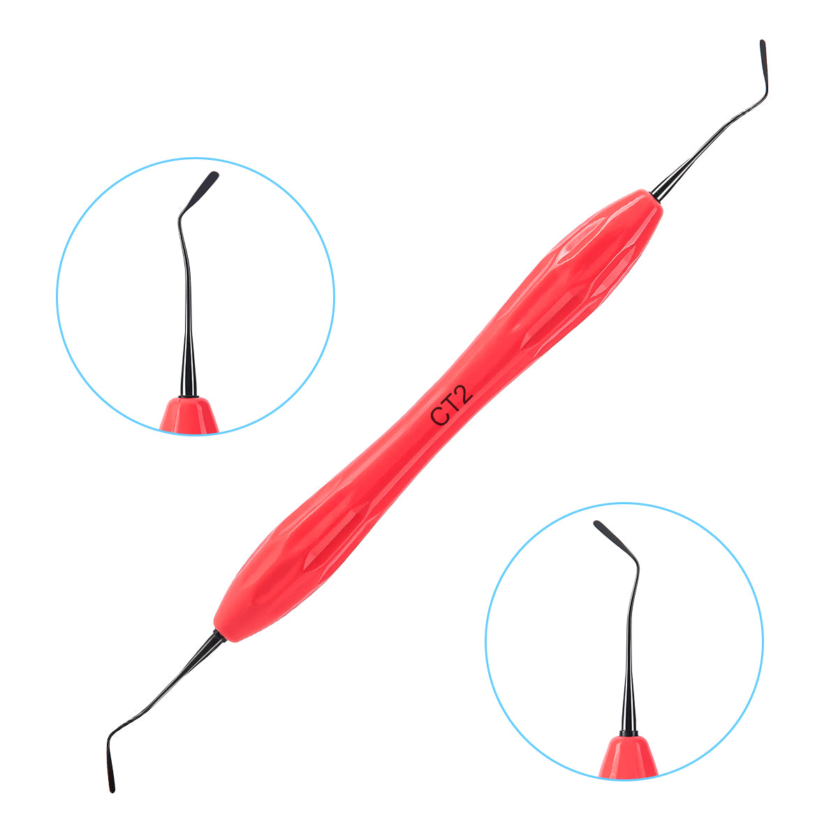 Dental Resin Filler Restorative Instrument Aesthetic Restoration Knife Silicone Handle CT-2 - azdentall.com