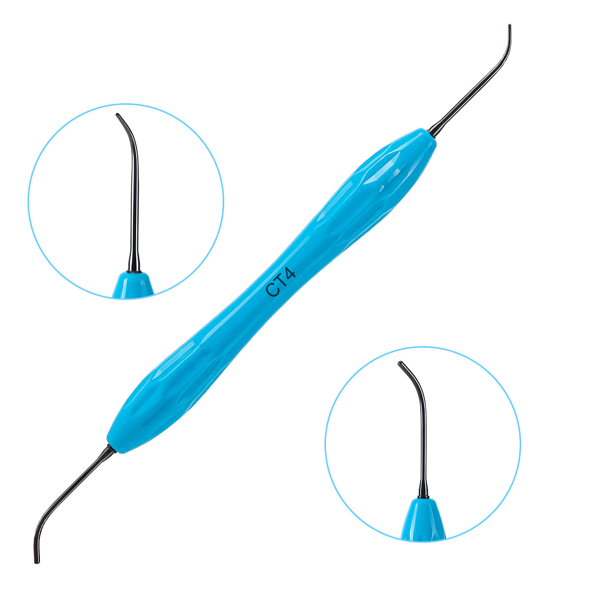 Dental Resin Filler Restorative Instrument Aesthetic Restoration Knife Silicone Handle CT-4 - azdentall.com