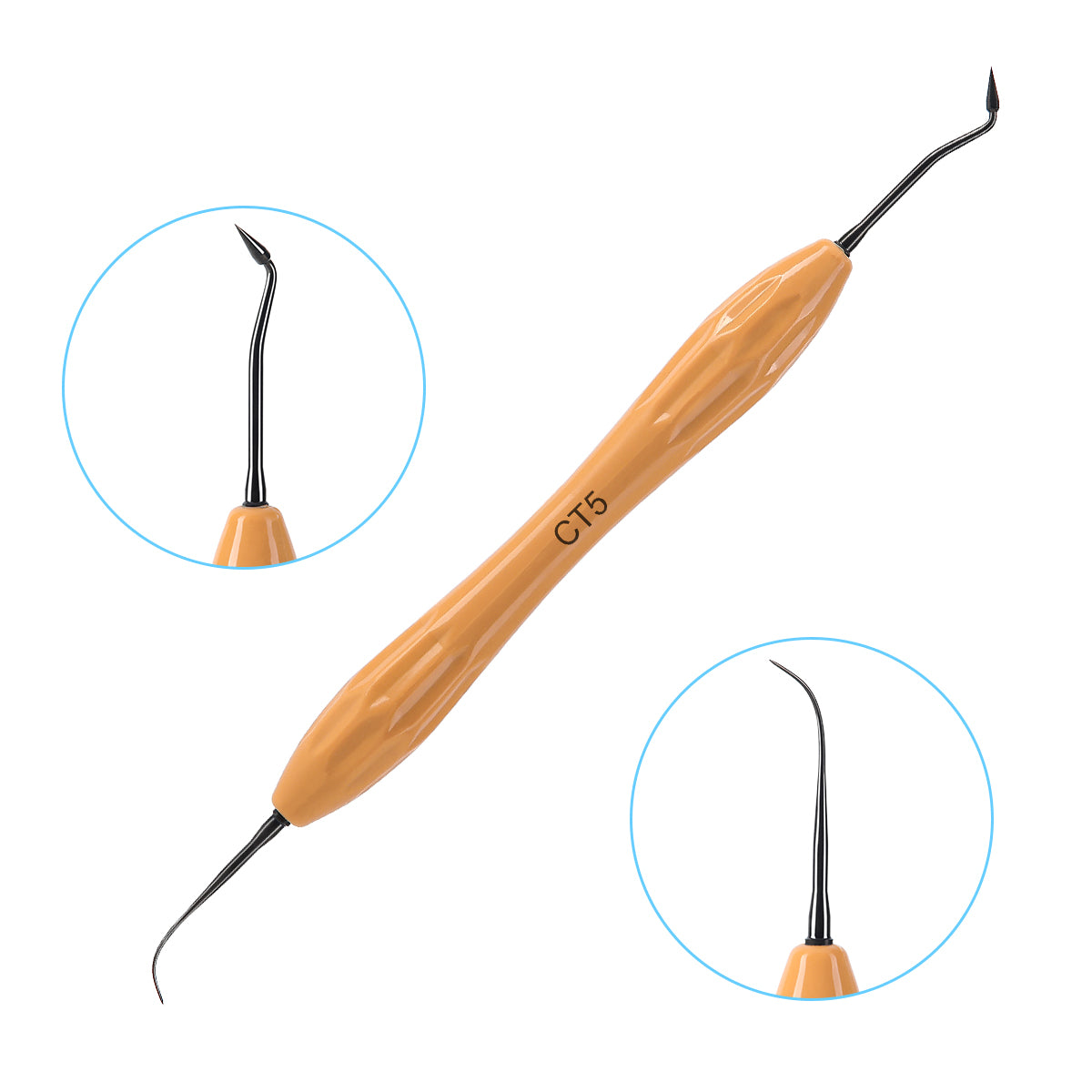 Dental Resin Filler Restorative Instrument Aesthetic Restoration Knife Silicone Handle CT-5 - azdentall.com