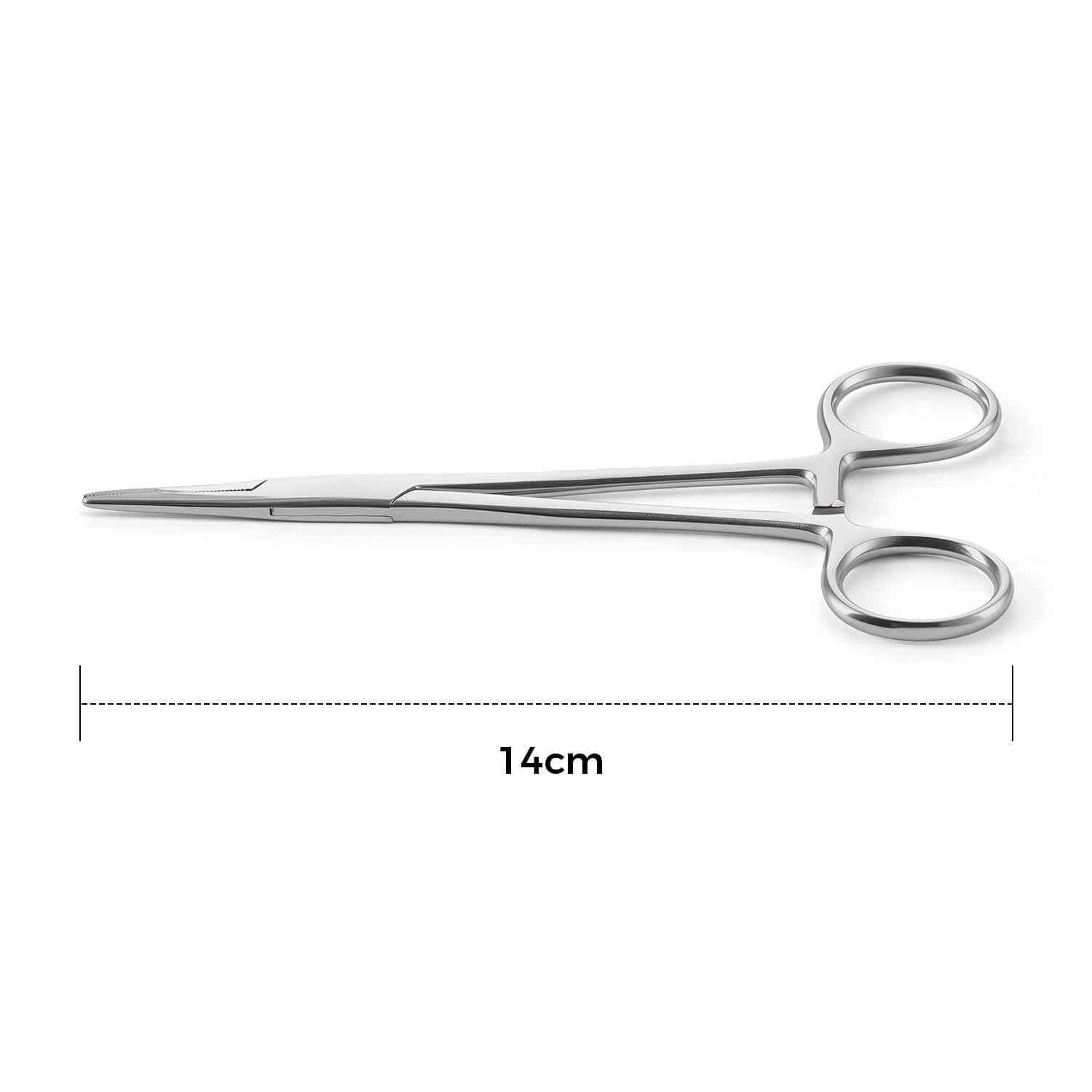 Dental Surgical Hemostatic Forceps Stainless Steel Curved/Straight Tip
