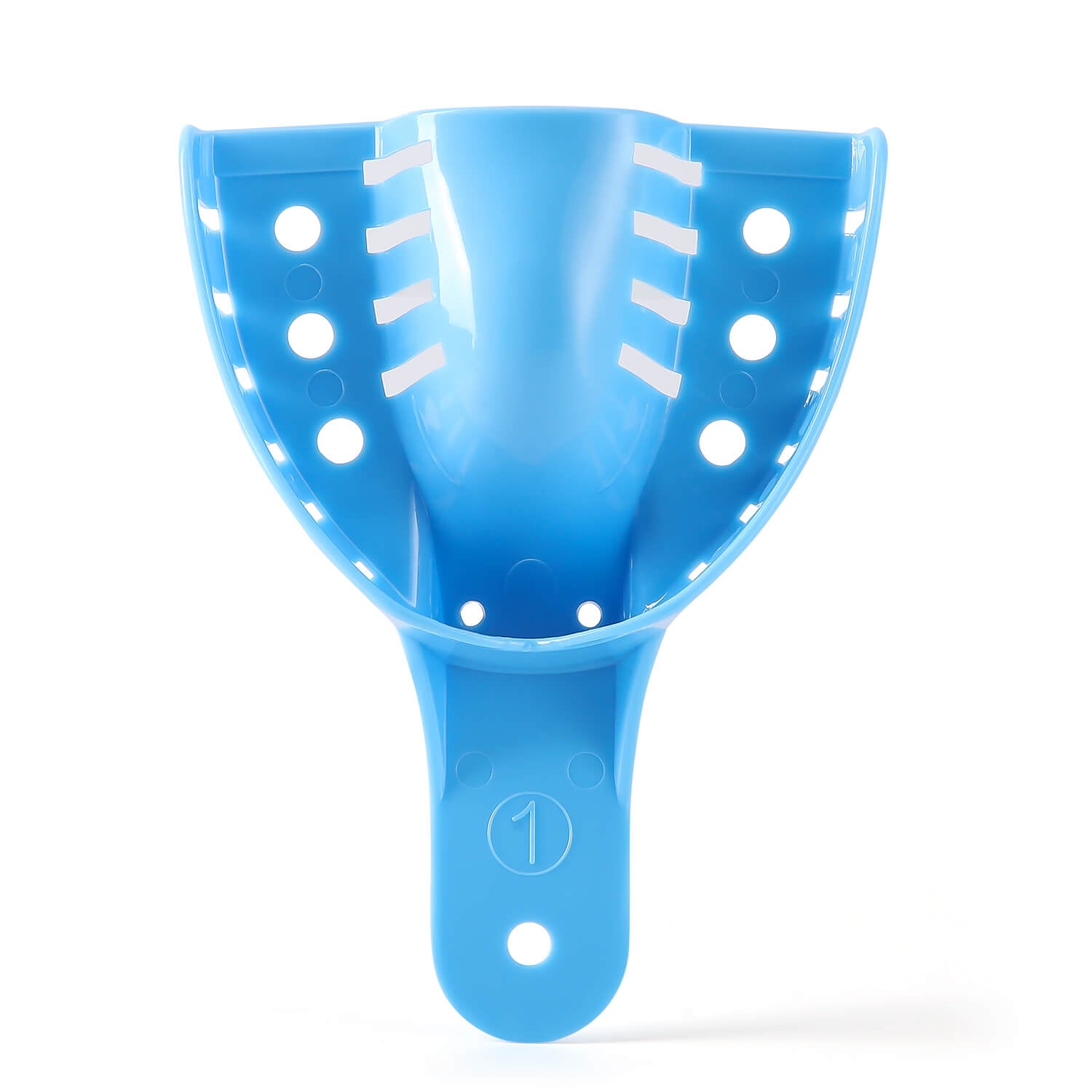 Dental Impression Trays Plastic Perforated Autoclavable 10 Sizes 12pcs/Bag - azdentall.com