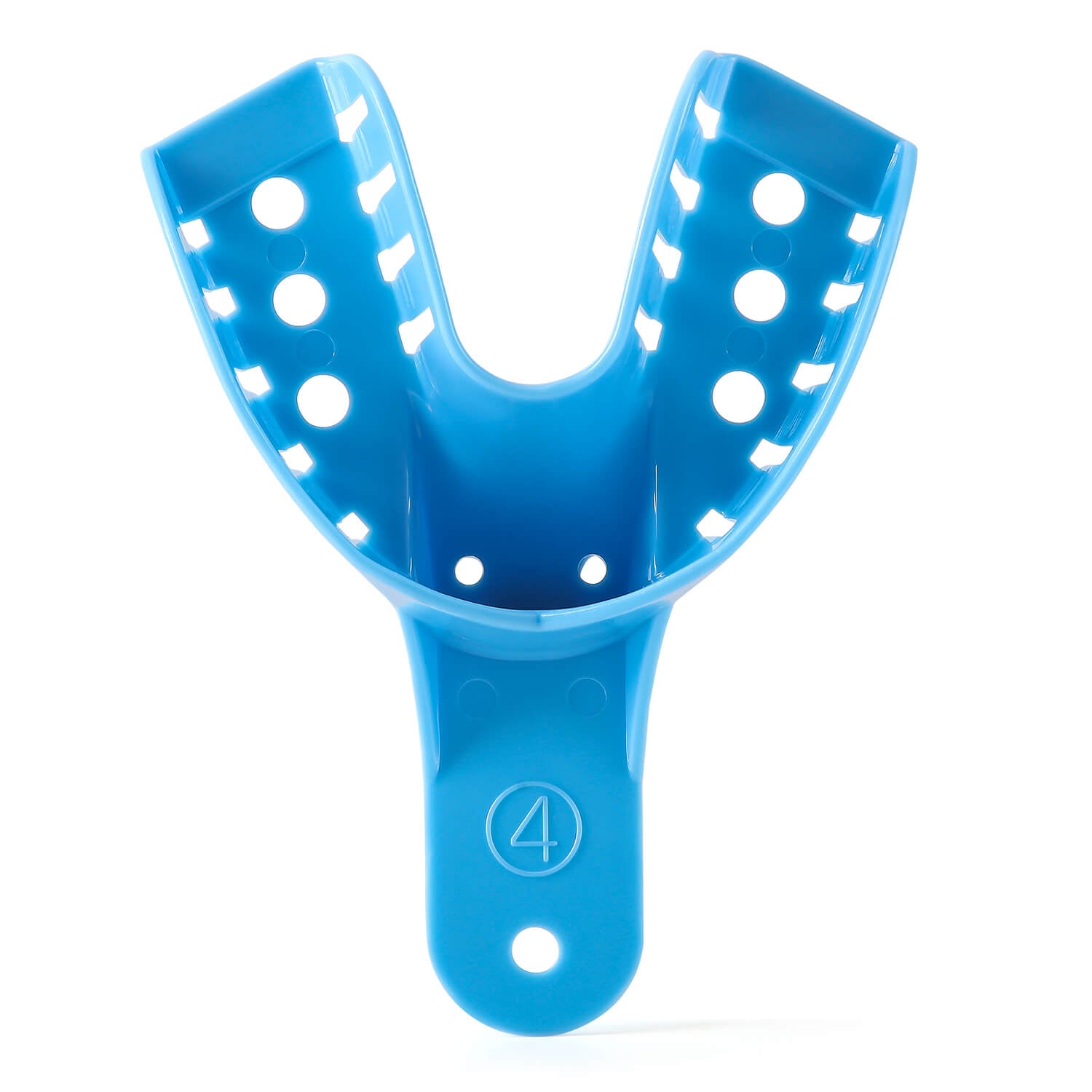 Dental Impression Trays Plastic Perforated Autoclavable 10 Sizes 12pcs/Bag - azdentall.com