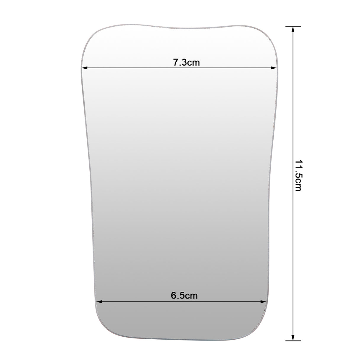 Dental Orthodontic Mirror Photography Double-Sided Glass Intraoral Photo Reflector 5pcs/Box