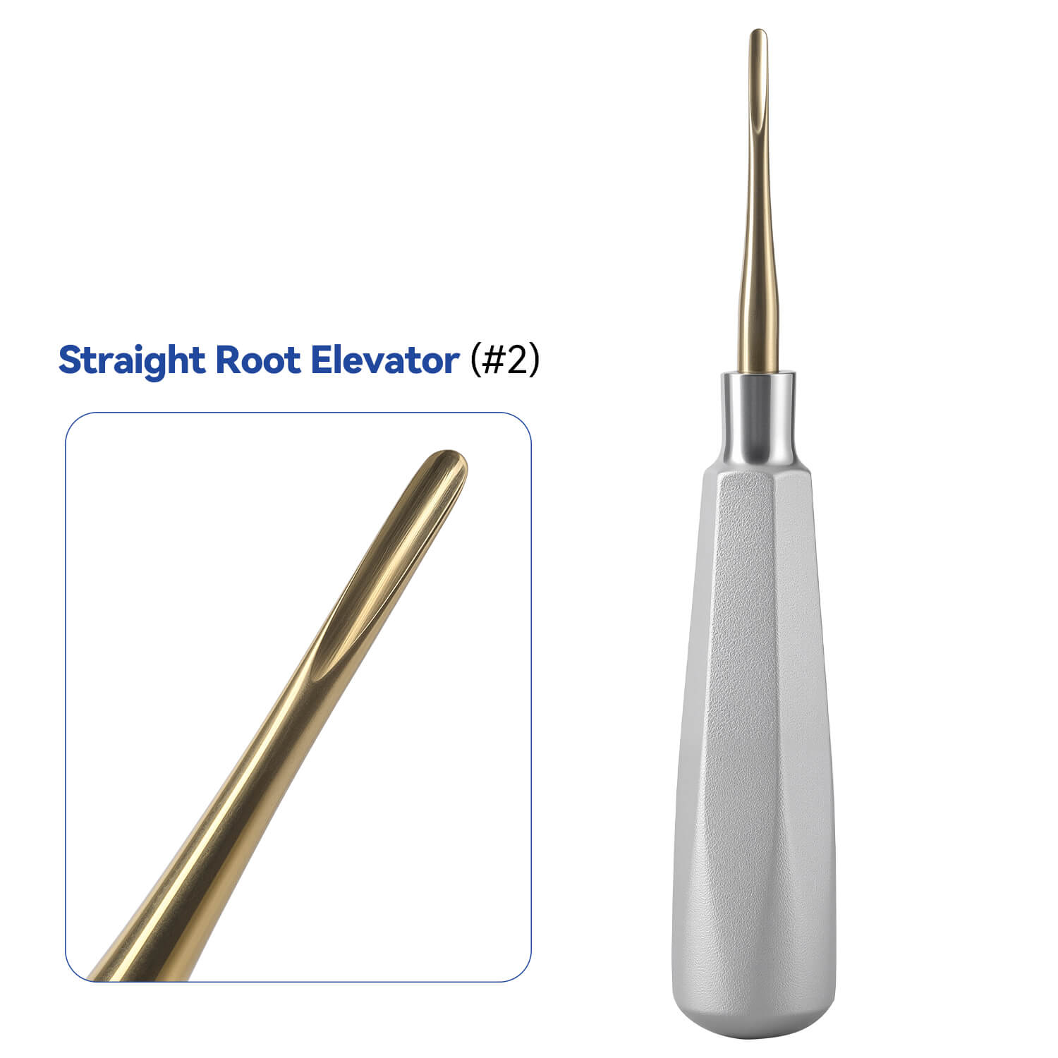 Dental Tooth Extracting Elevators Gold Tips - azdentall.com