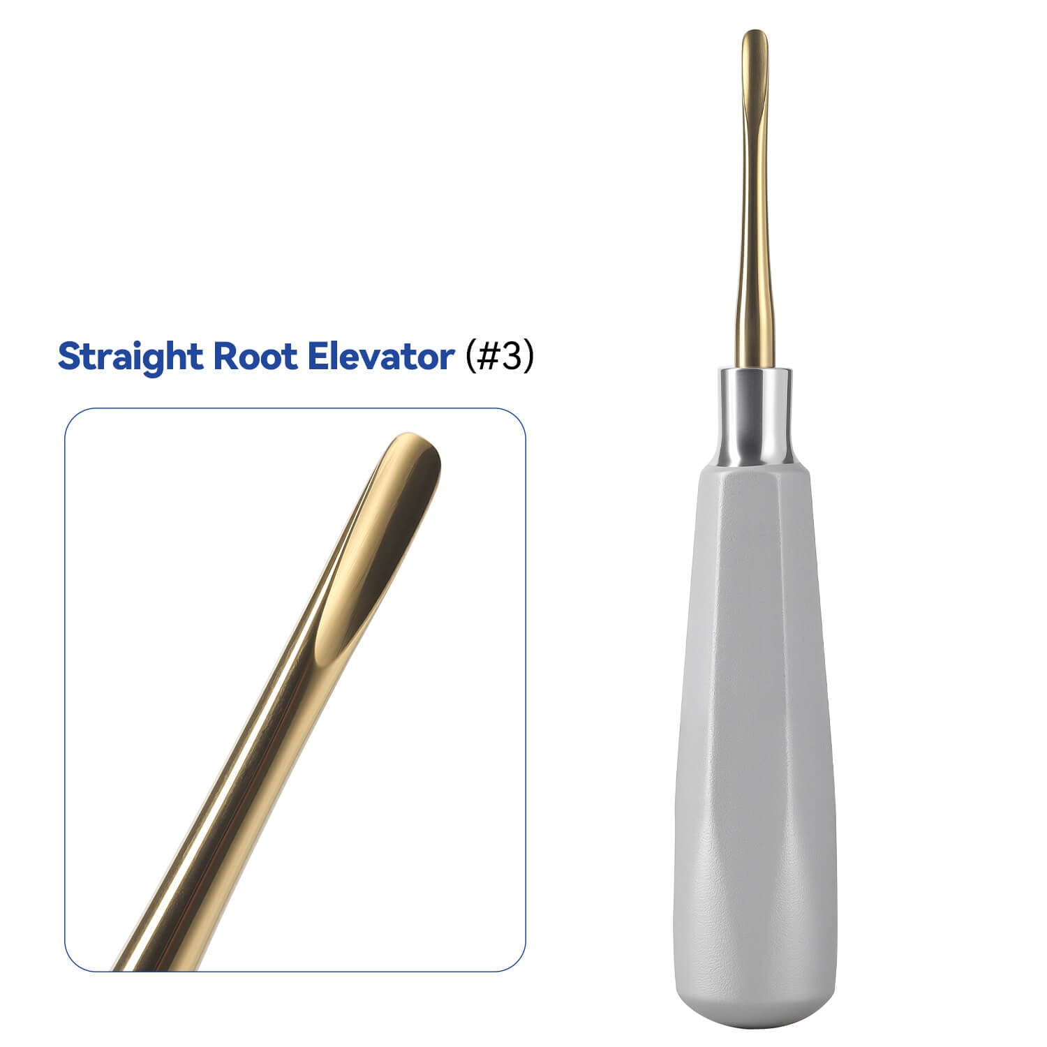 Dental Tooth Extracting Elevators Gold Tips - azdentall.com