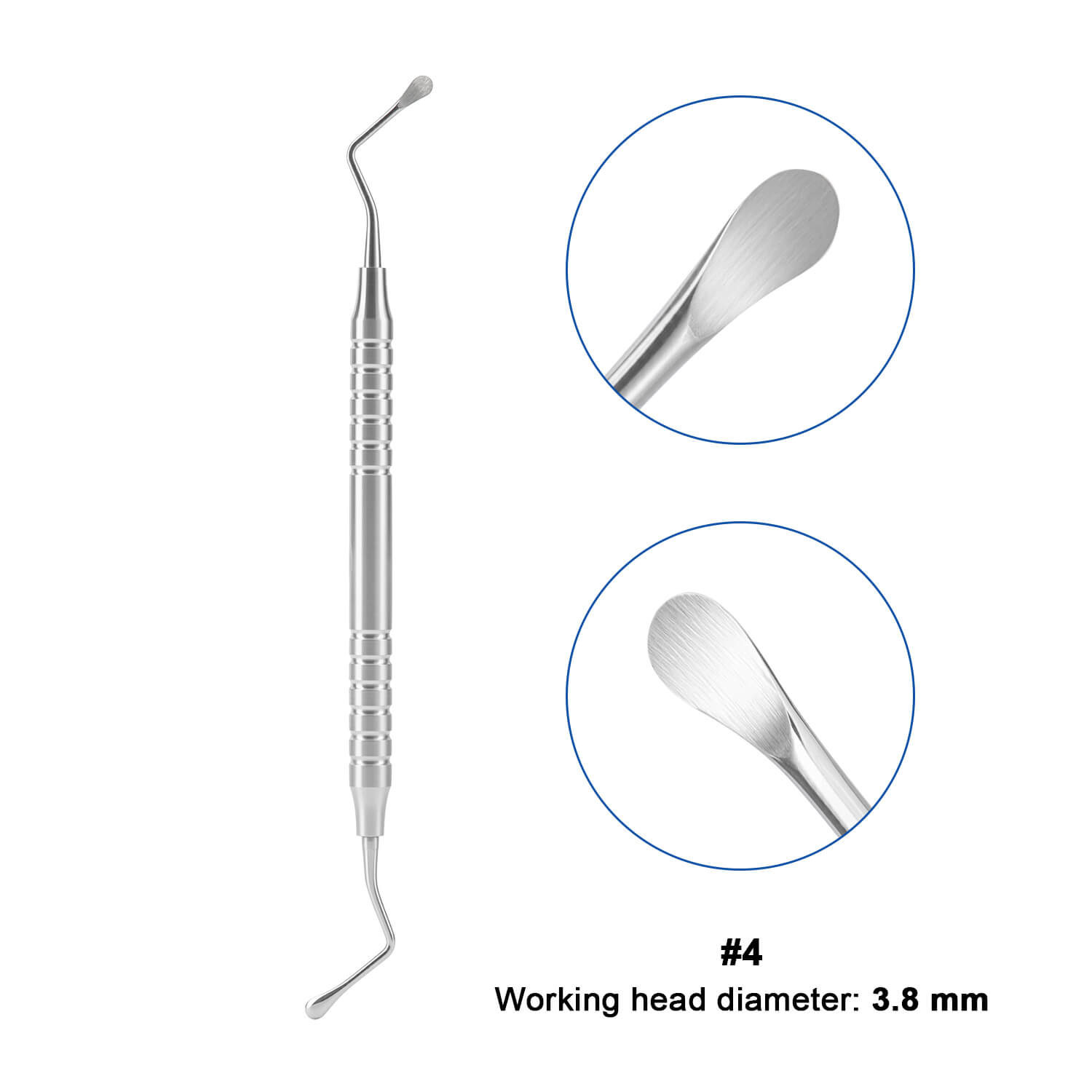 Dental Spoon Excavator Alveolar Socket Curette Surgical Instruments - azdentall.com
