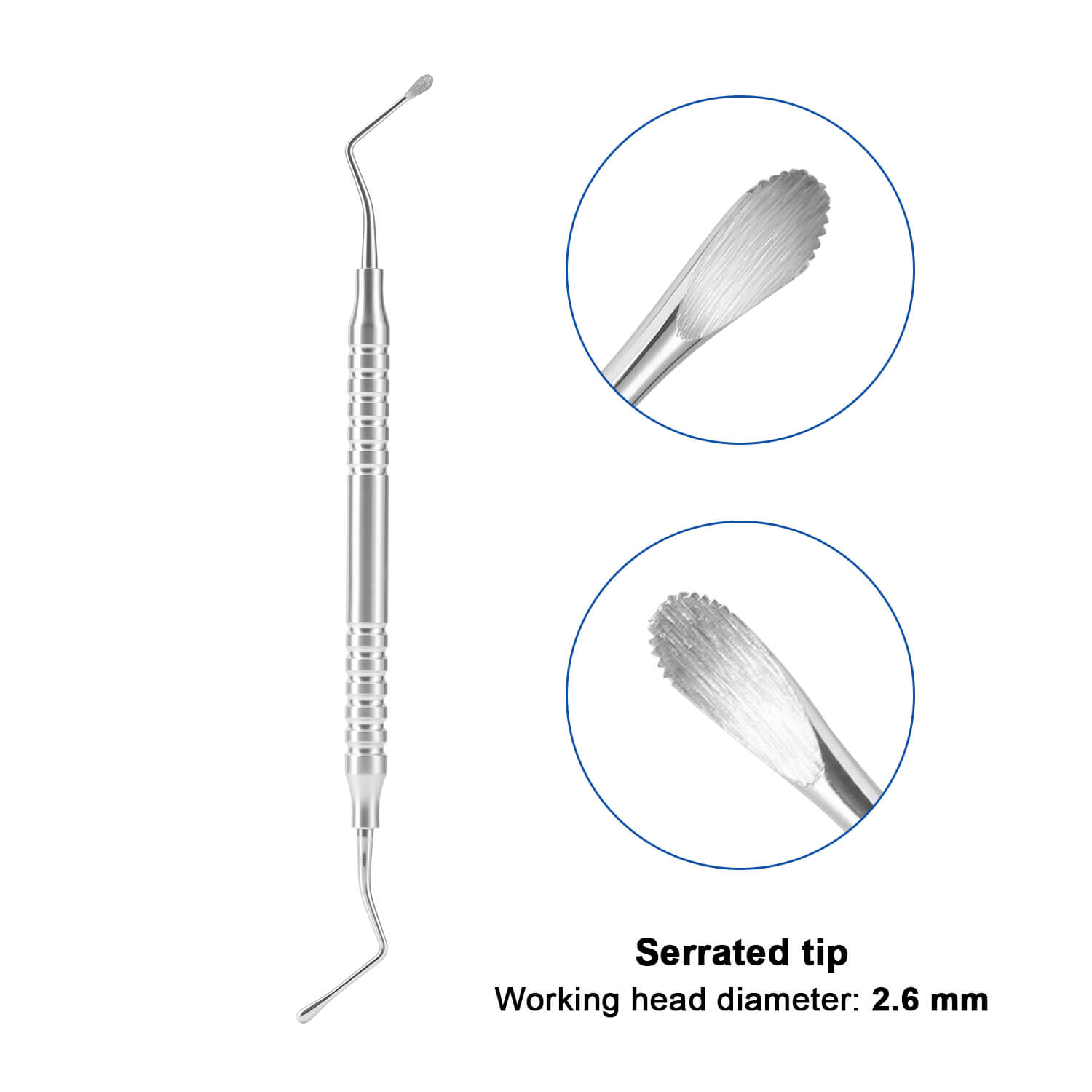 Dental Spoon Excavator Alveolar Socket Curette Surgical Instruments - azdentall.com