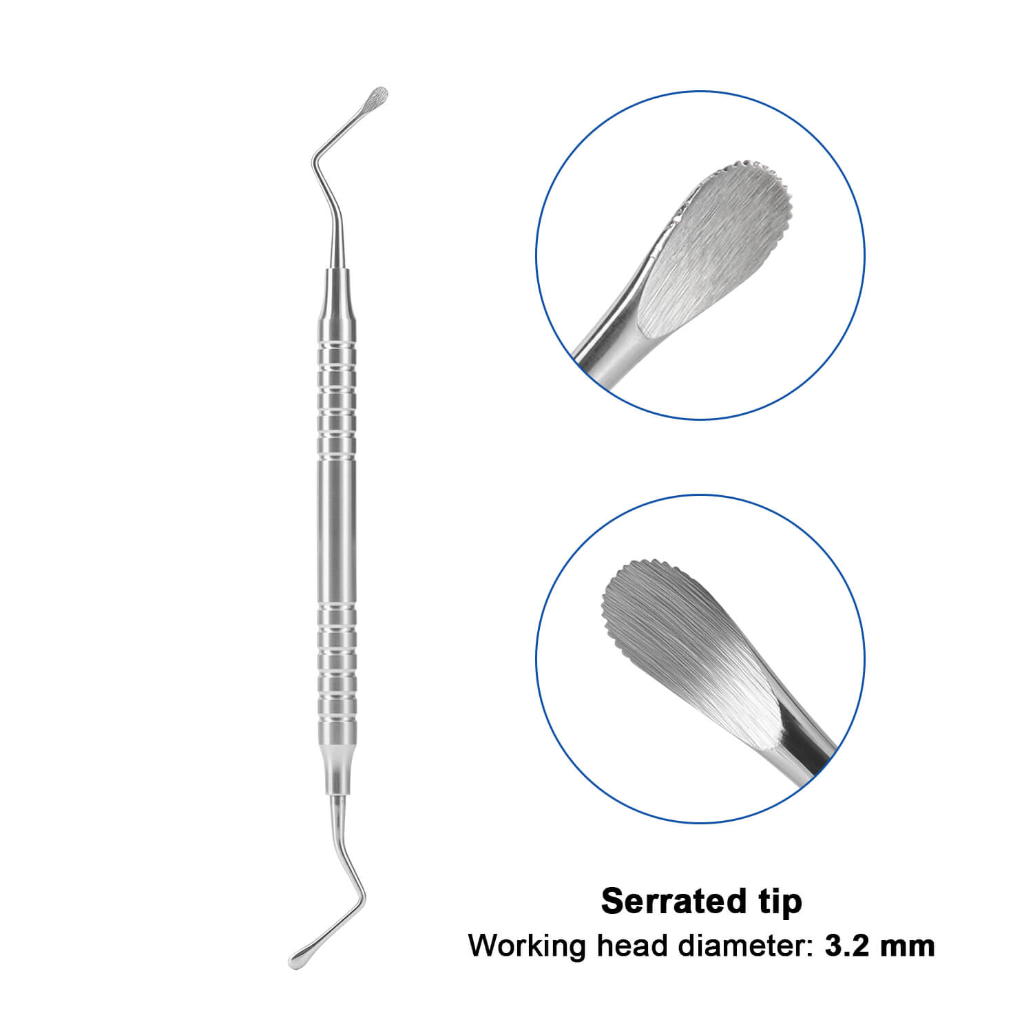 Dental Spoon Excavator Alveolar Socket Curette Surgical Instruments - azdentall.com
