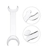 Dental T-Shape Double Head Cheek Retractors Mouth Opener Large & Small Transparent 4Pcs/Set - azdentall.com