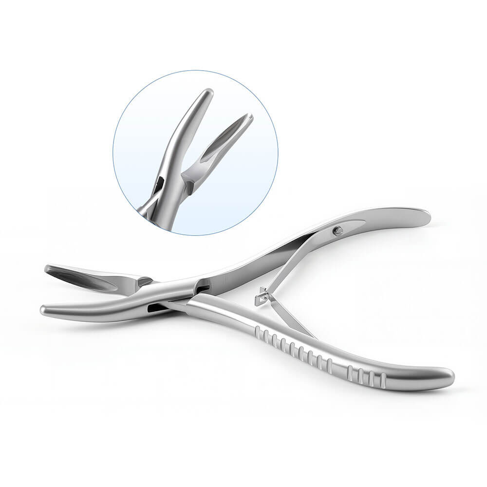 Dental Curved Bone Rongeur 16cm Stainless Steel - azdentall.com