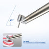 AZDENT Dental 45 Degree LED High Speed Handpiece E-generator Standard Head Push Button 4 Hole - azdentall.com